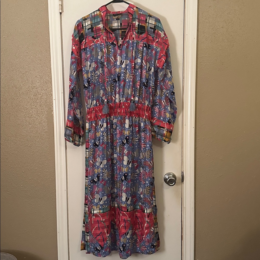 Colorful Long Sleeve Dress